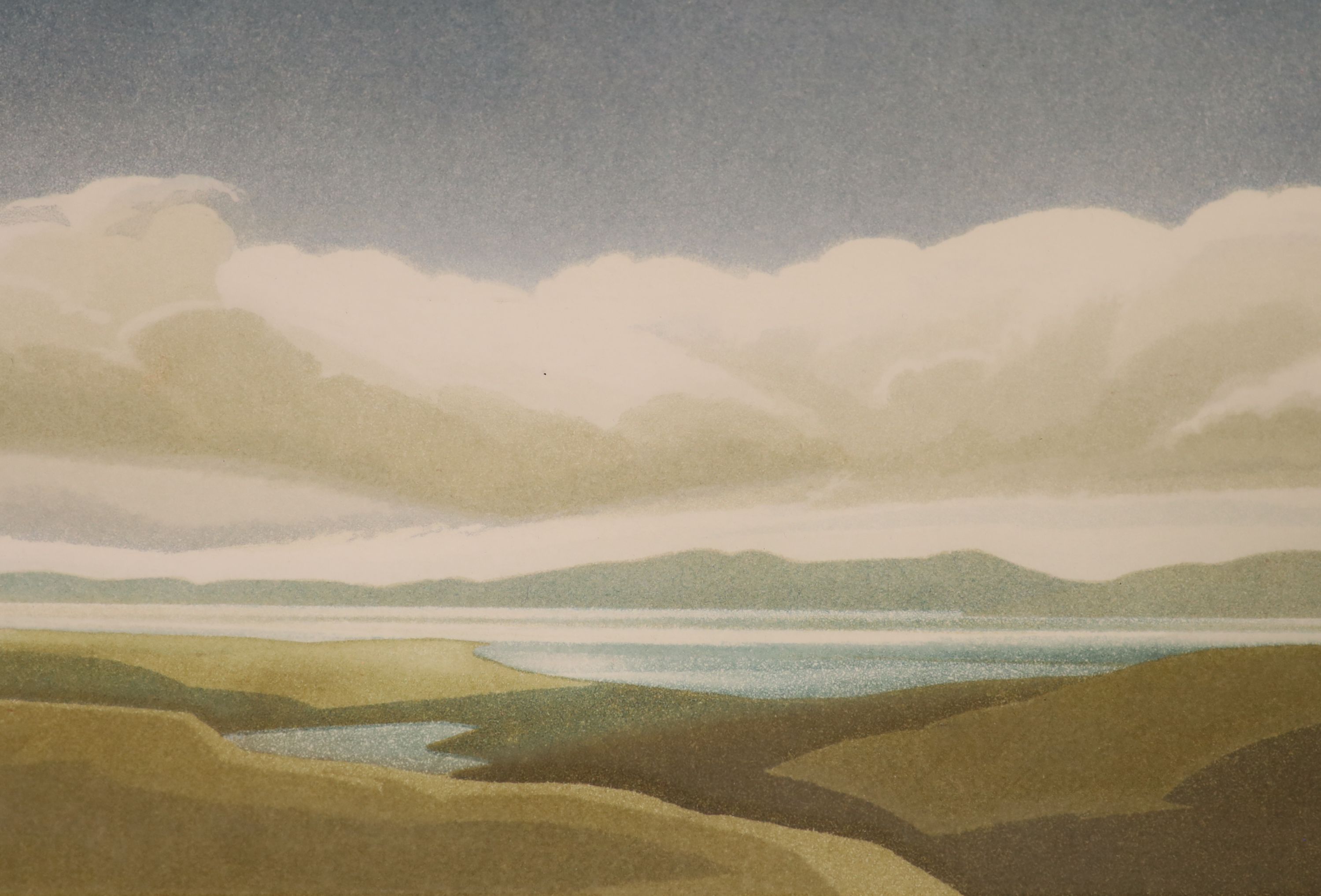 Michael Fairclough (b.1940), a set of four artist proof prints, The Hebredian Suite, signed in pencil, 13/20, overall 40 x 50cm